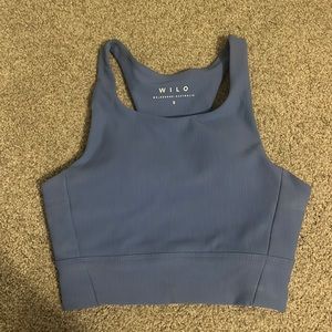 NWOT Blue Halter Workout Tank - Size Small